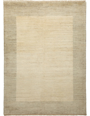 Gabbeh Moderno Pakistan abbronzatura e grigio 210x293