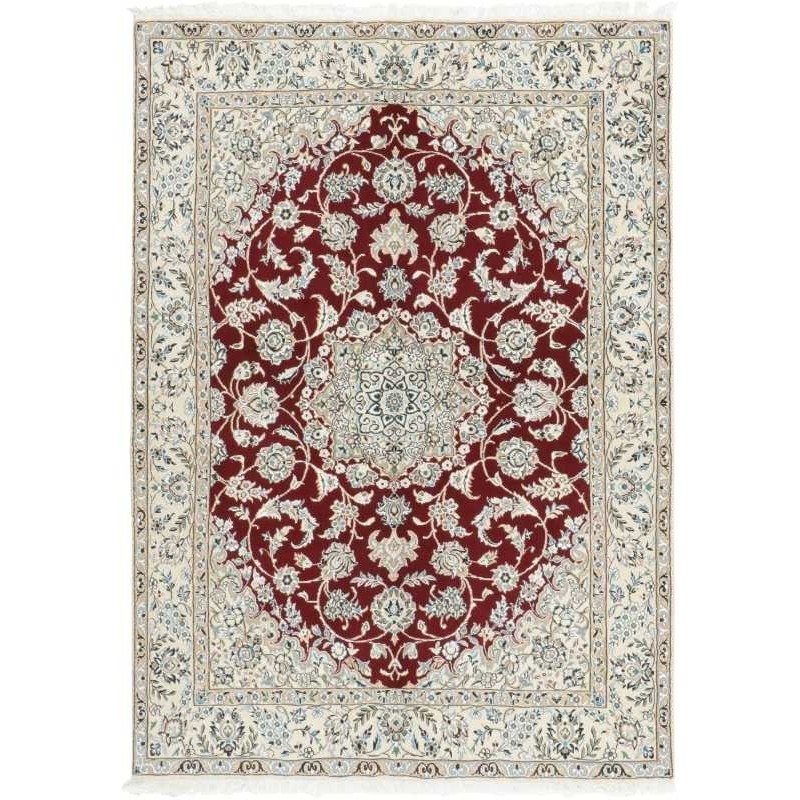 tappeto persia nain fine con seta cm 150x210