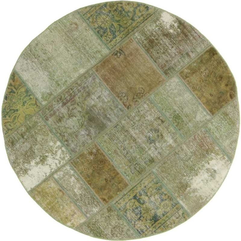 tappeto persia vintage patchwork cm 140x140