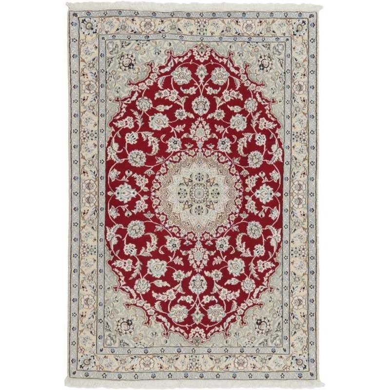tappeto persia nain fine con seta cm 116x171