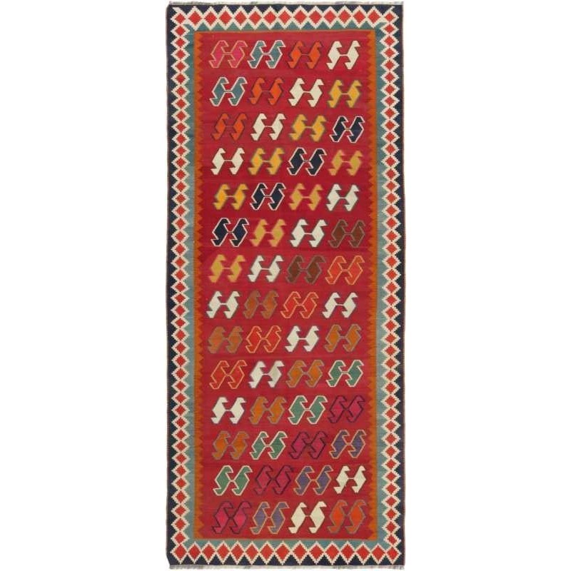 tappeto persia kelim old cm 124x287