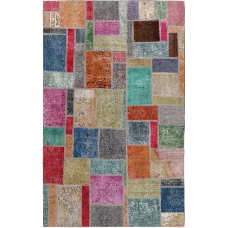 tappeto persia vintage patchwork cm 192x301