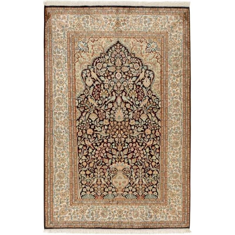 tappeto india kashmir seta cm 122x188