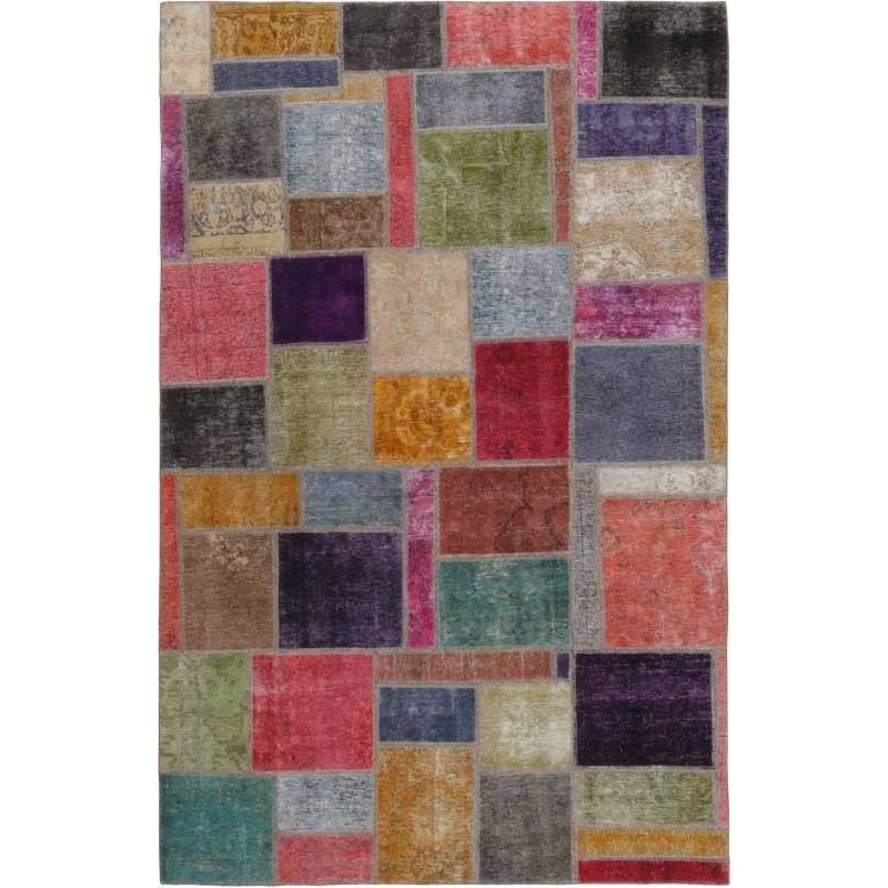 tappeto persia vintage patchwork cm 196x298