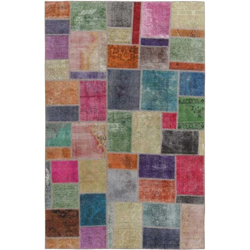 tappeto persia vintage patchwork cm 197x307