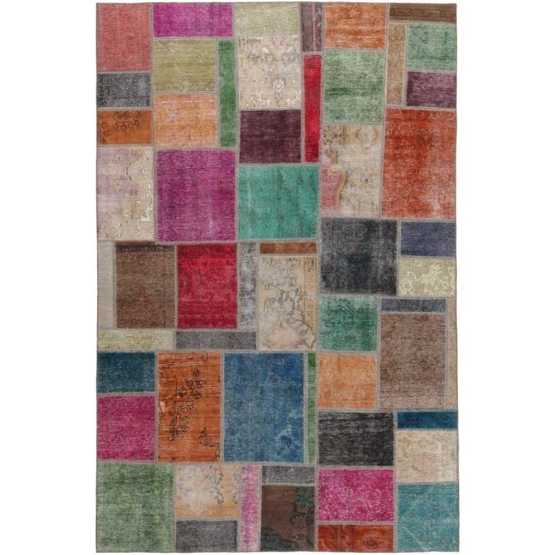 tappeto persia vintage patchwork cm 199x300
