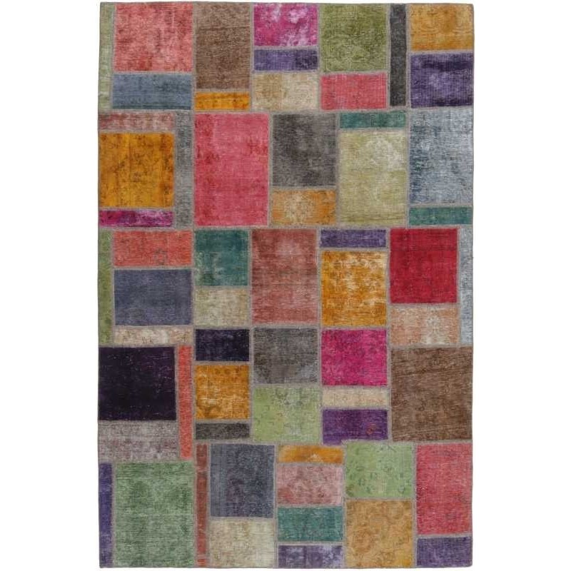 tappeto persia vintage patchwork cm 196x297