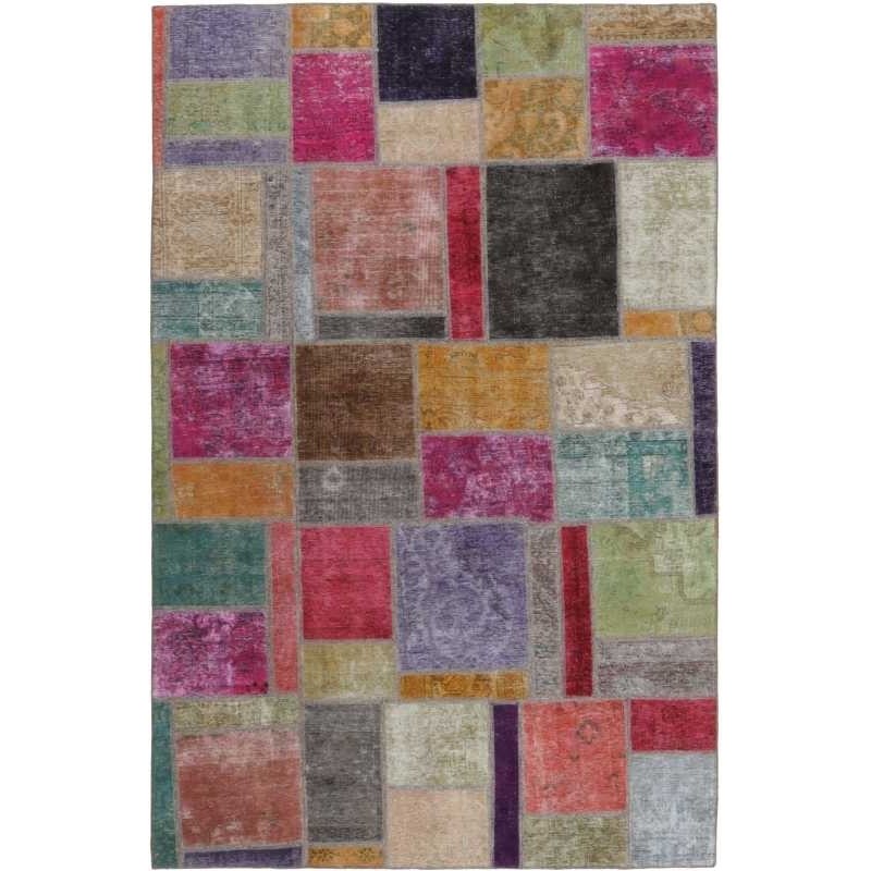 tappeto persia vintage patchwork cm 194x298