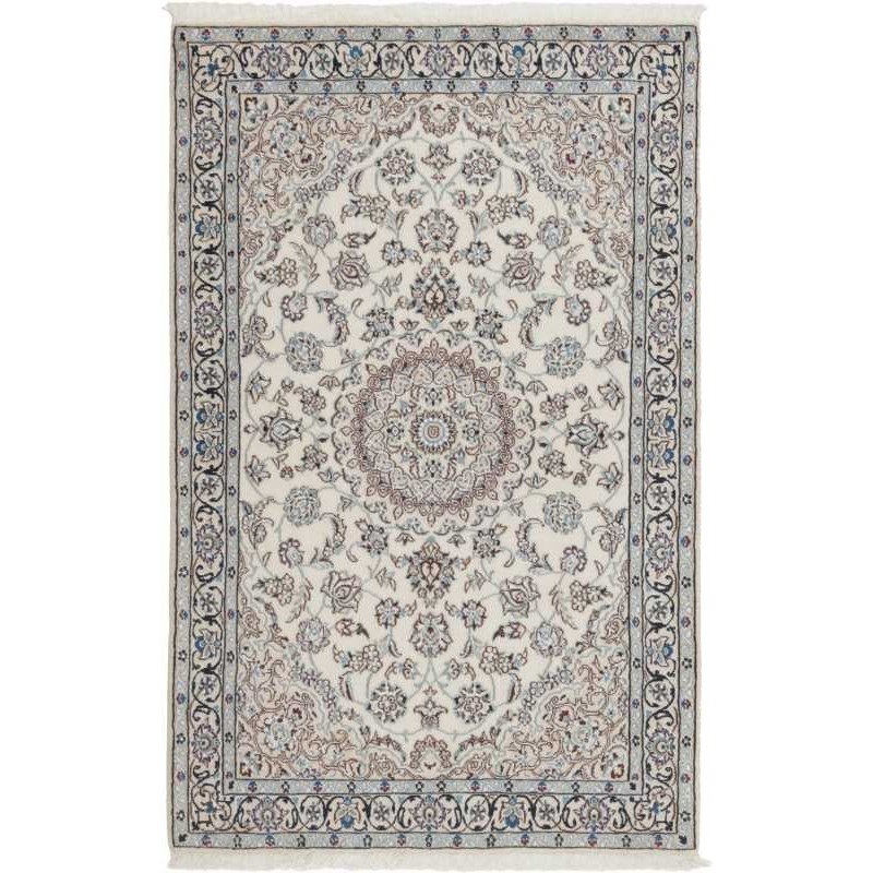 tappeto persia nain fine con seta cm 115x180