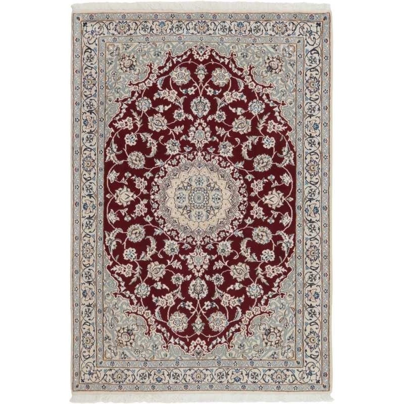 tappeto persia nain fine con seta cm 118x173