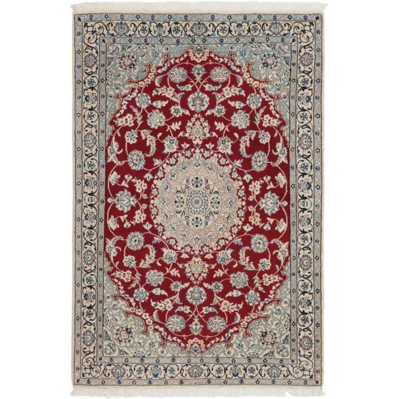tappeto persia nain fine con seta cm 116x173