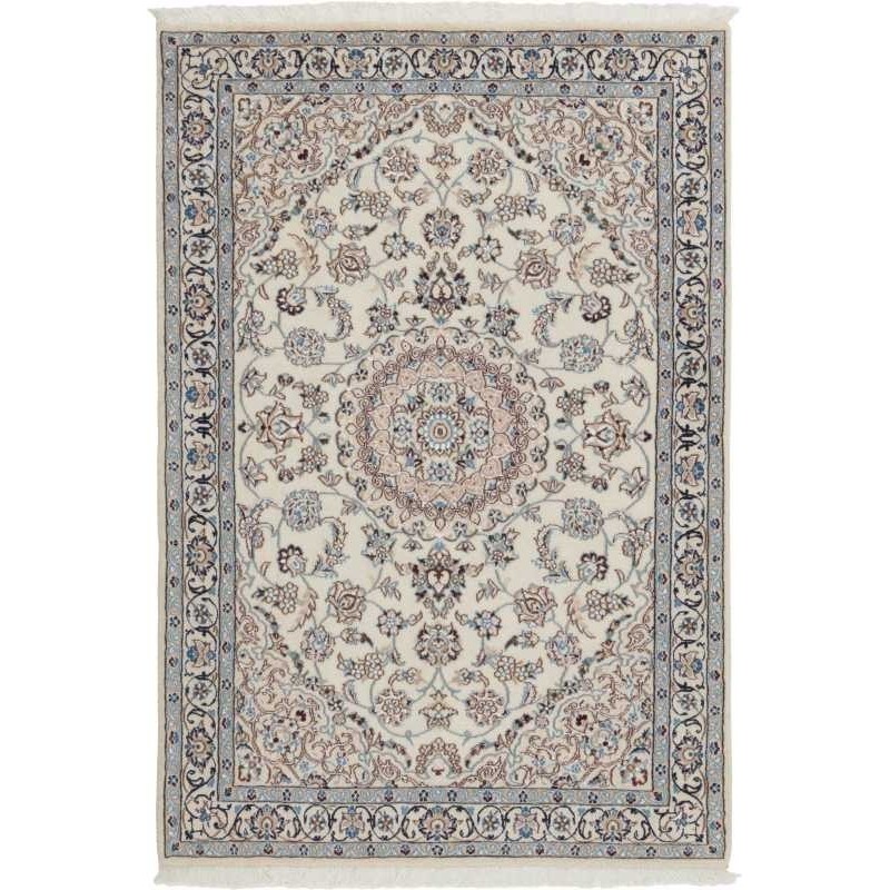 tappeto persia nain fine con seta cm 116x174