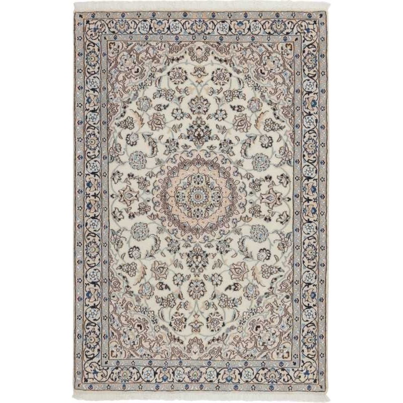 tappeto persia nain fine con seta cm 115x177