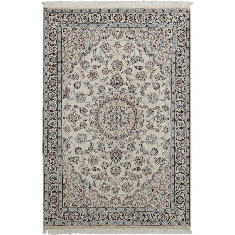 tappeto persia nain fine con seta cm 118x176