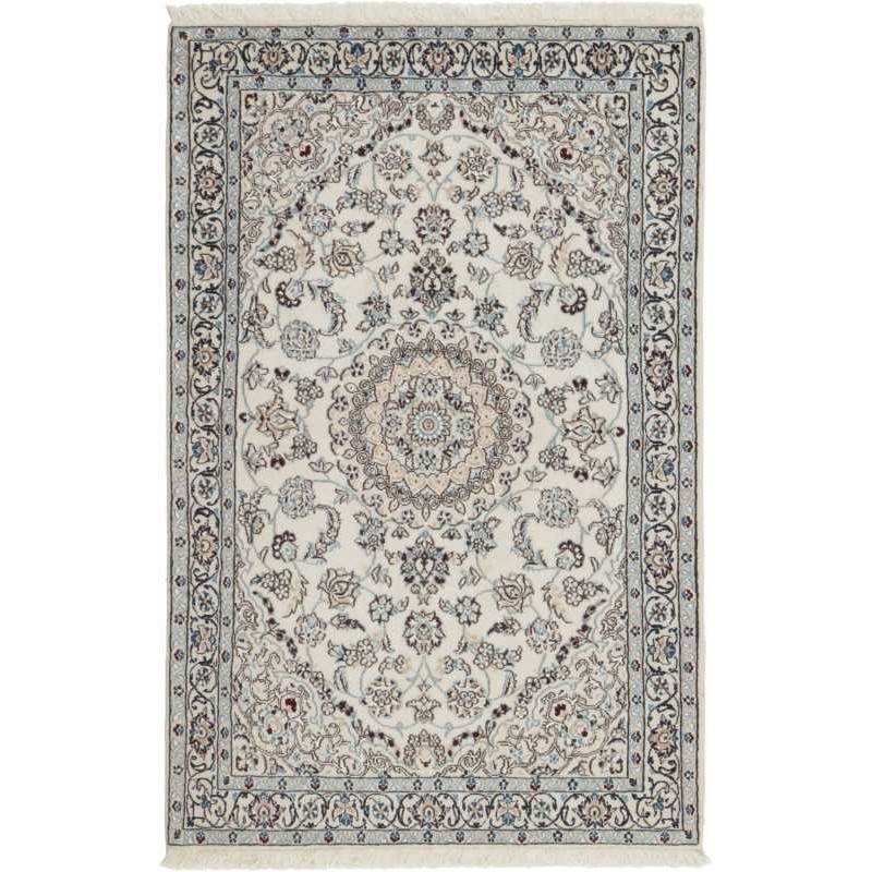 tappeto persia nain fine con seta cm 116x183