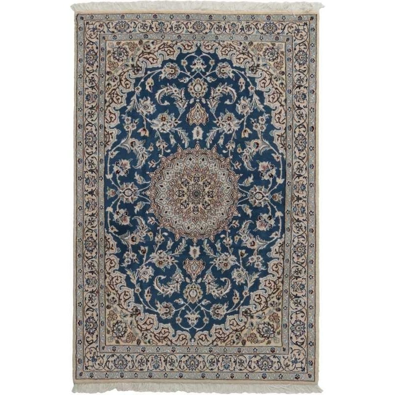 tappeto persia nain fine con seta cm 113x175