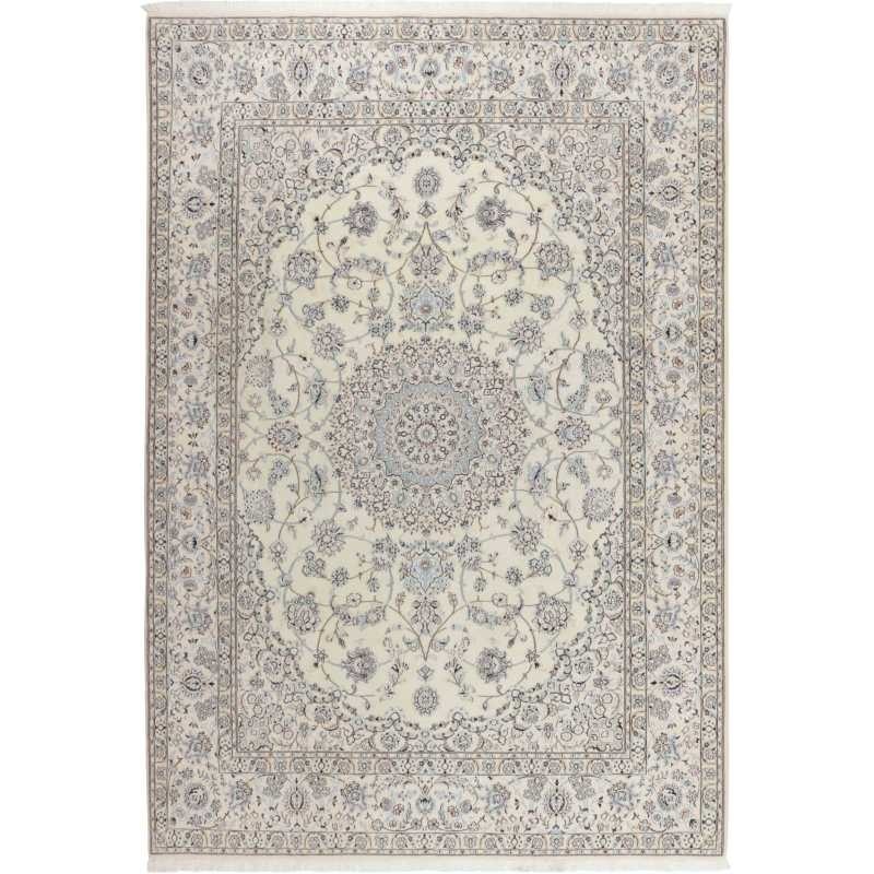 tappeto persia nain fine con seta cm 247x346