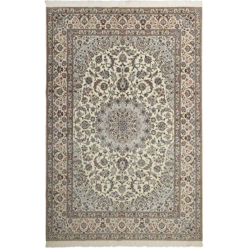 tappeto persia nain extra fine seta cm 204x306
