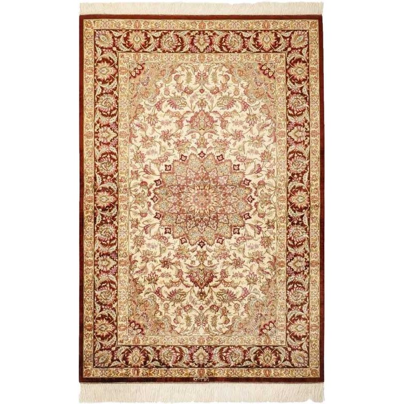 tappeto persia ghom seta cm 100x150