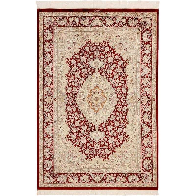 tappeto persia ghom seta cm 98x145