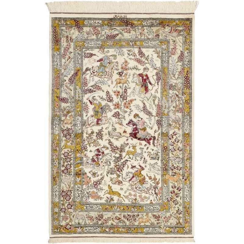 tappeto persia ghom seta cm 100x151