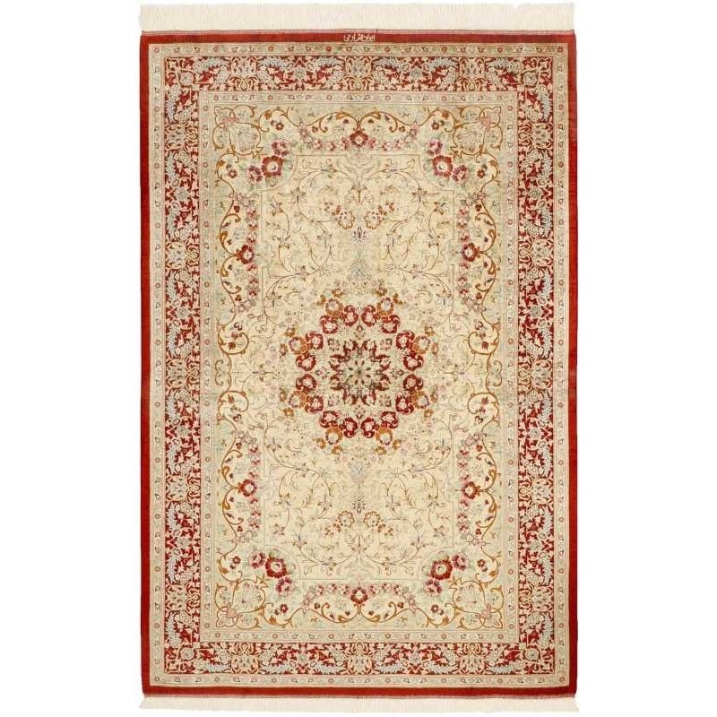 tappeto persia ghom seta cm 102x154