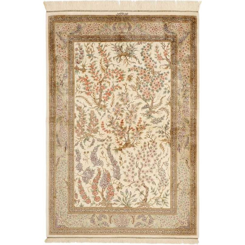 tappeto persia ghom seta cm 100x148