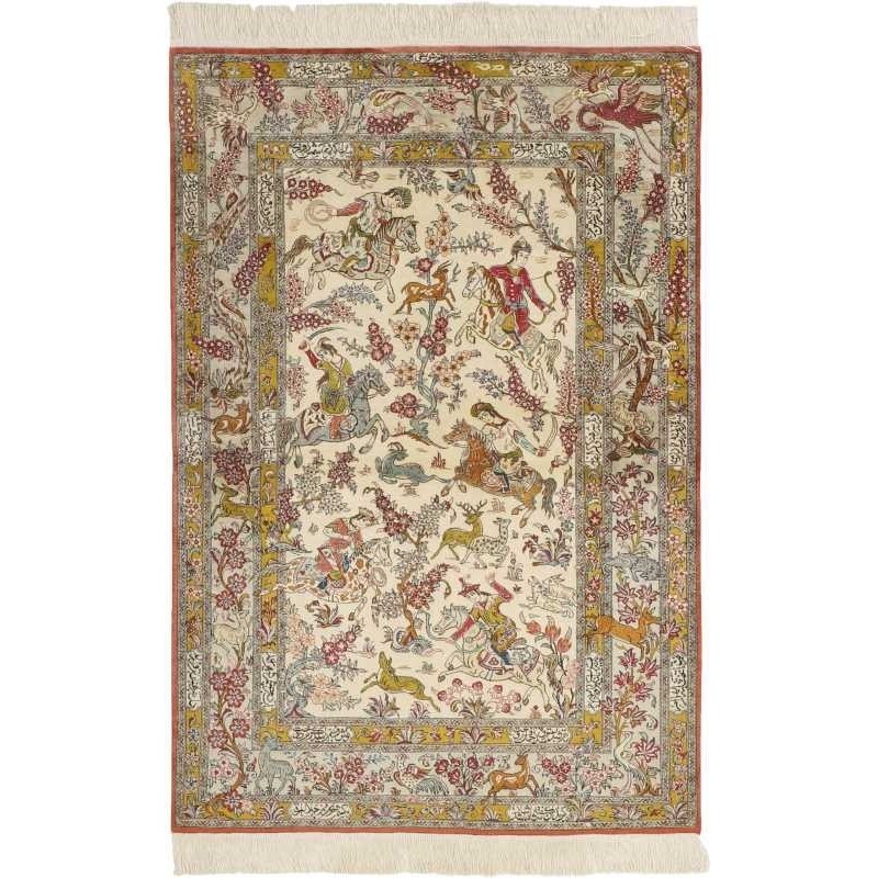 tappeto persia ghom seta cm 103x152