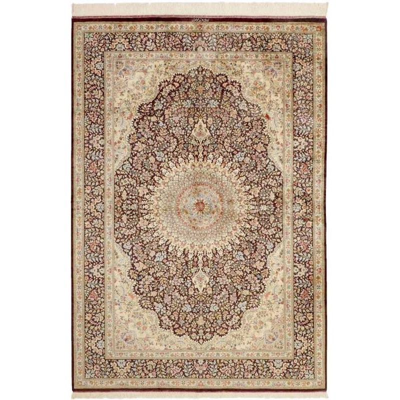 tappeto persia ghom seta cm 134x196