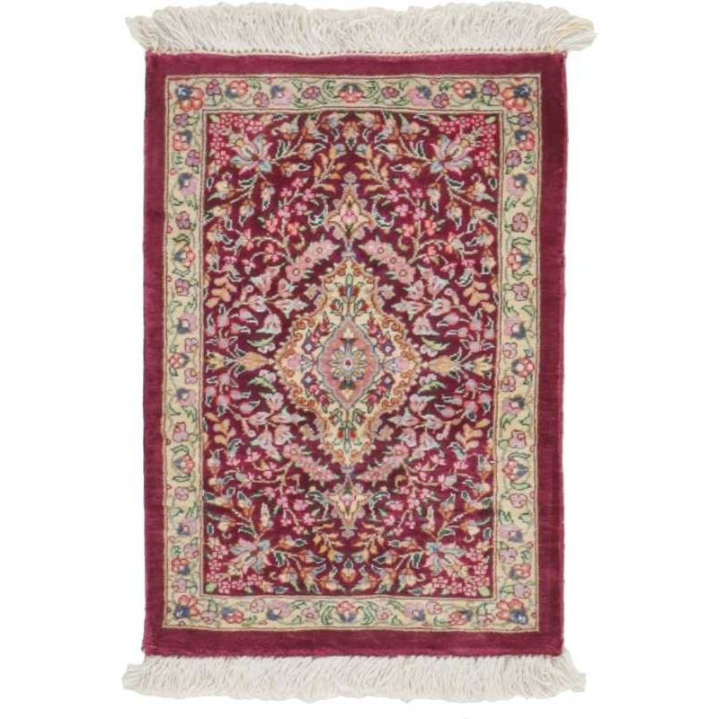 tappeto persia ghom seta cm 30x40
