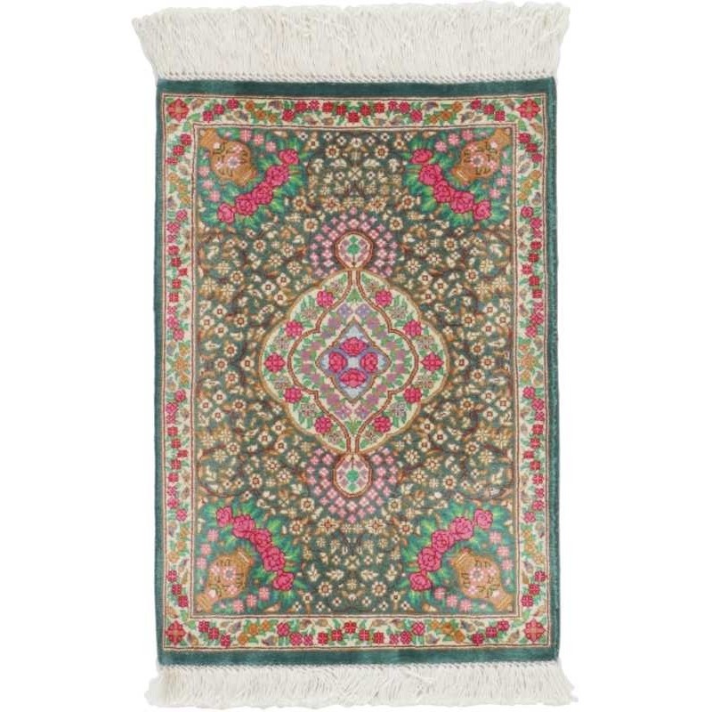 tappeto persia ghom seta cm 30x40
