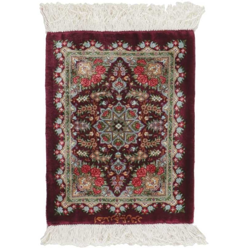 tappeto persia ghom seta cm 30x40