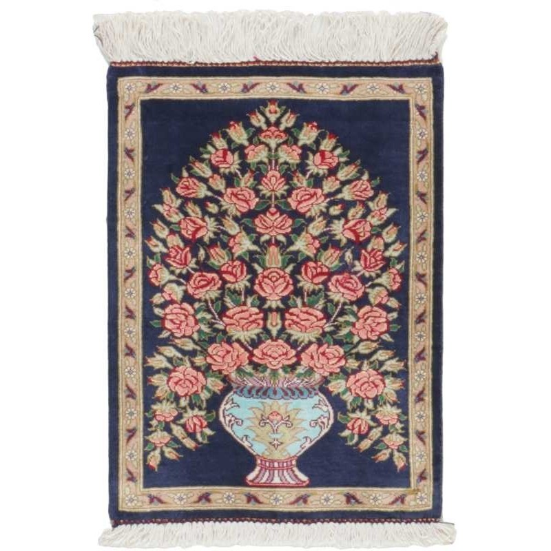 tappeto persia ghom seta cm 30x40