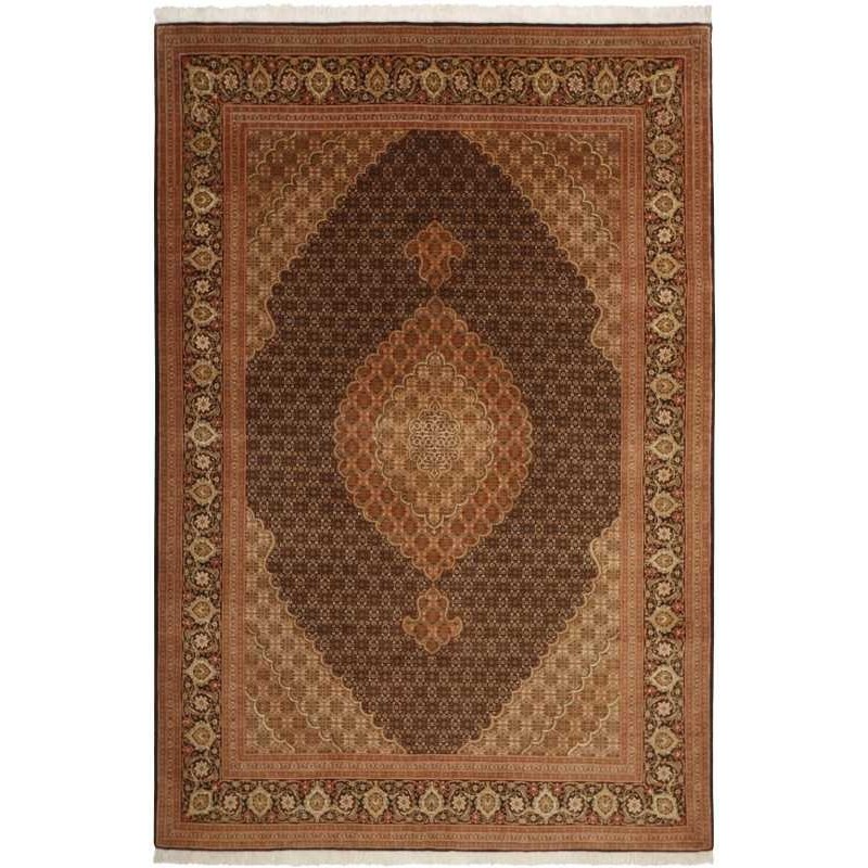 tappeto persia tabriz 50 mahi cm 204x301
