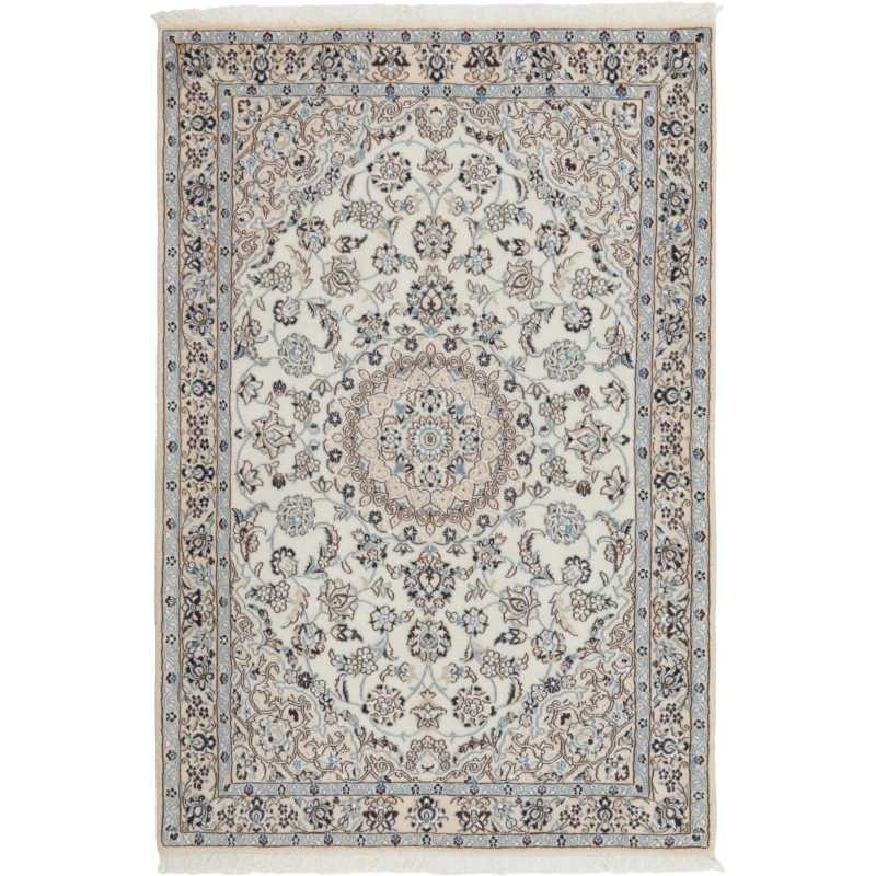 tappeto persia nain fine con seta cm 114x173