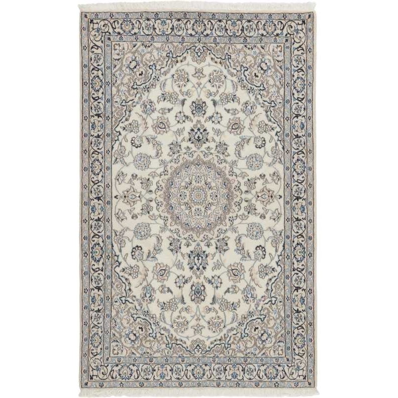 tappeto persia nain fine con seta cm 117x185