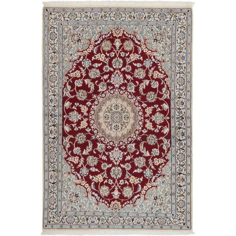 tappeto persia nain fine con seta cm 116x178
