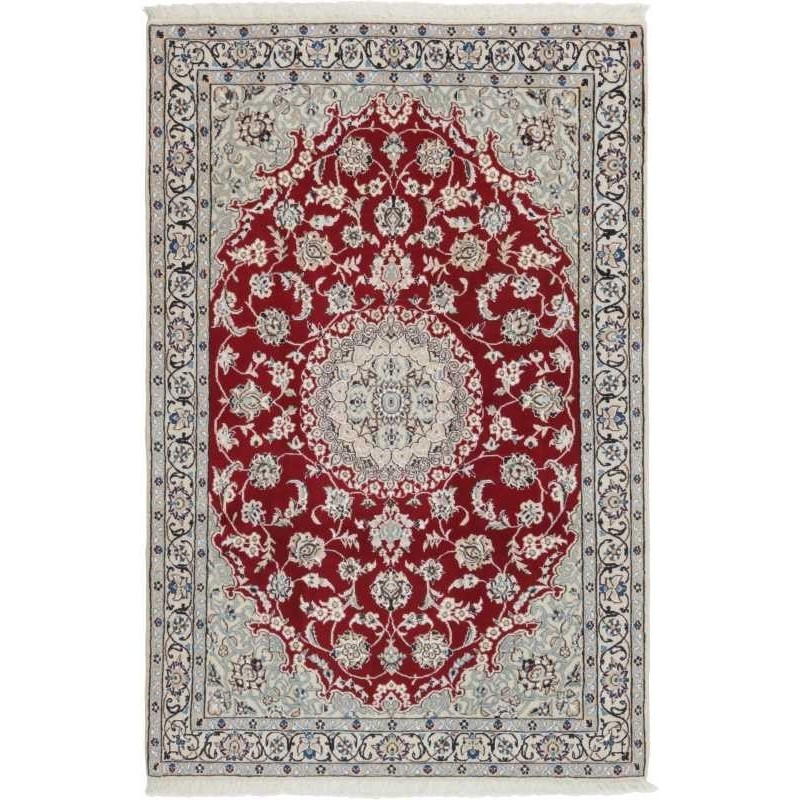 tappeto persia nain fine con seta cm 117x177
