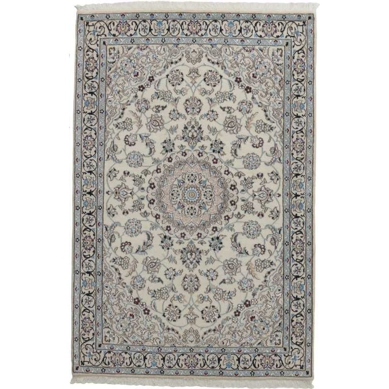 tappeto persia nain fine con seta cm 116x178
