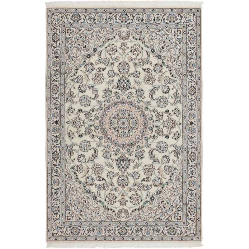 tappeto persia nain fine con seta cm 120x178