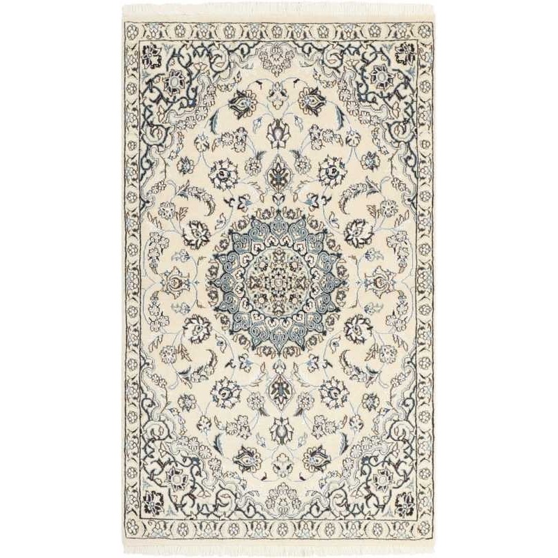 tappeto persia nain fine con seta cm 86x143