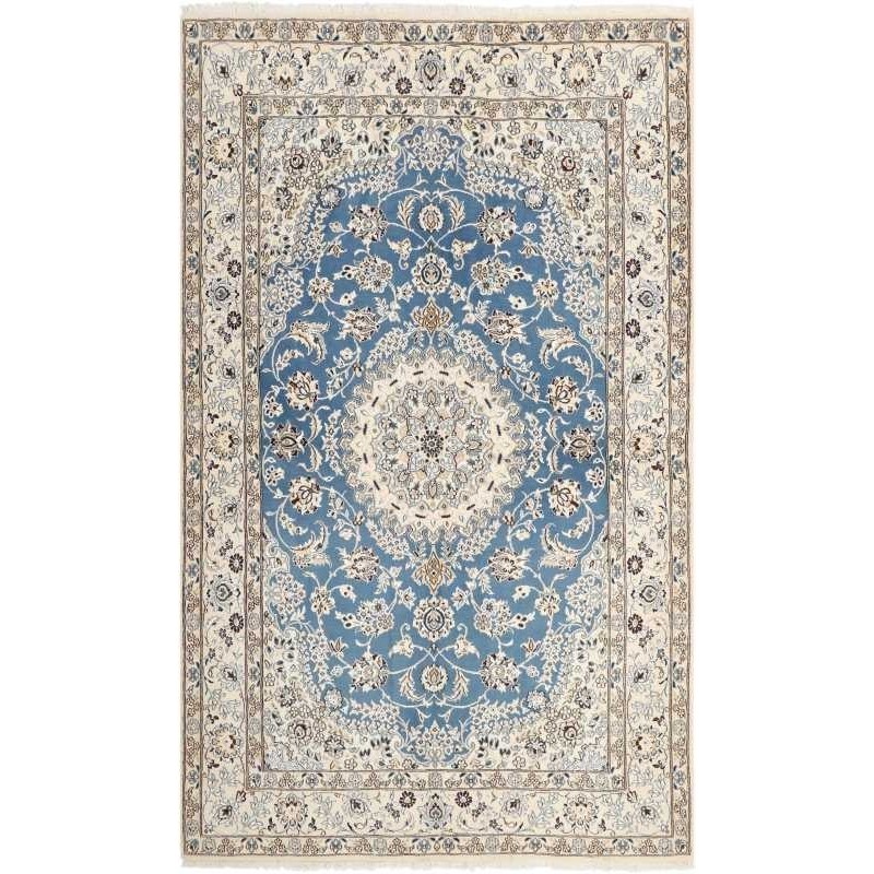 tappeto persia nain fine con seta cm 154x251