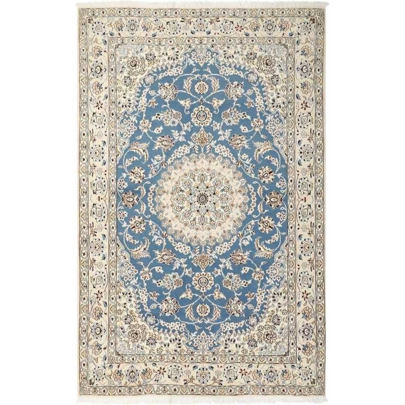 tappeto persia nain fine con seta cm 156x239