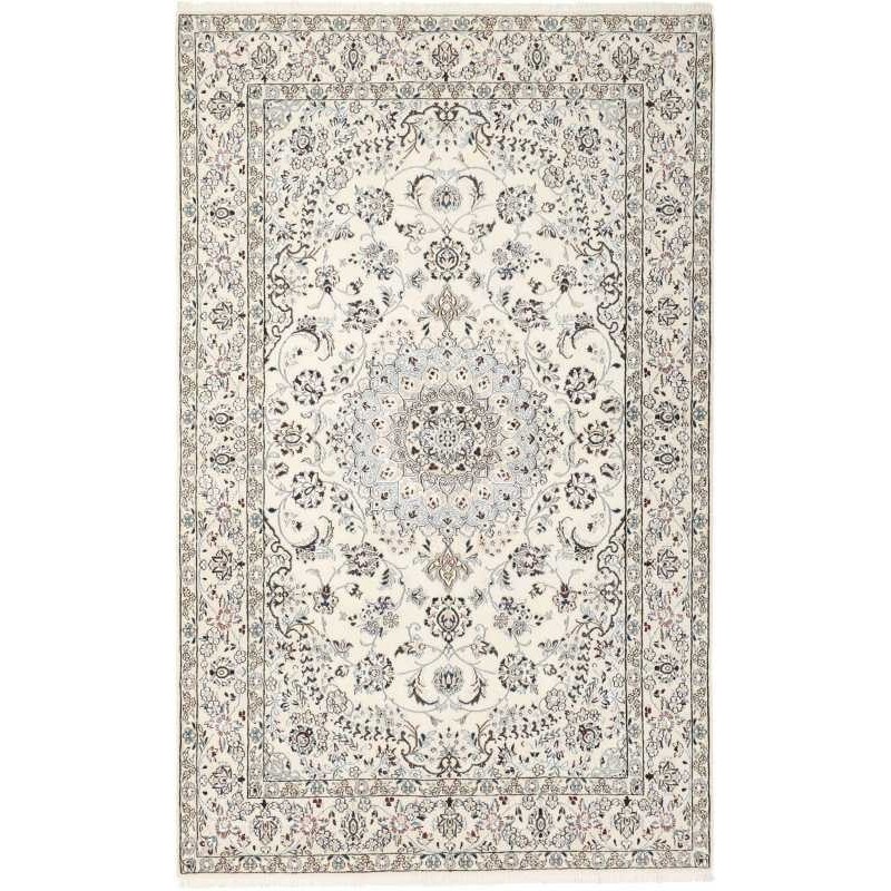 tappeto persia nain fine con seta cm 154x251