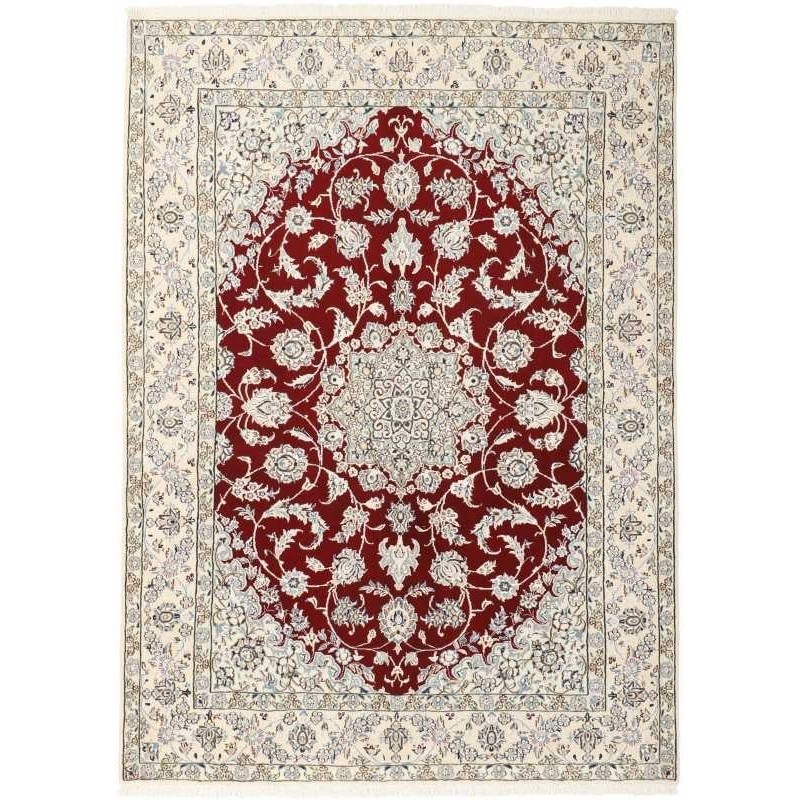 tappeto persia nain fine con seta cm 154x212