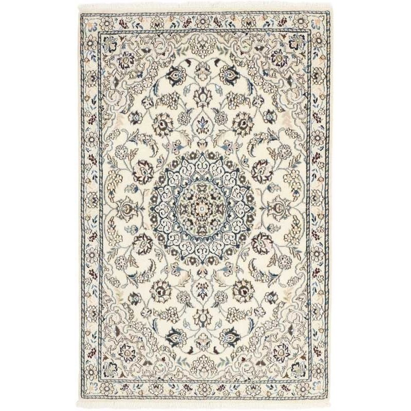 tappeto persia nain fine con seta cm 89x138