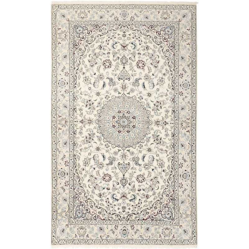 tappeto persia nain fine con seta cm 152x257