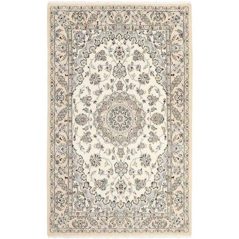 tappeto persia nain fine con seta cm 134x211