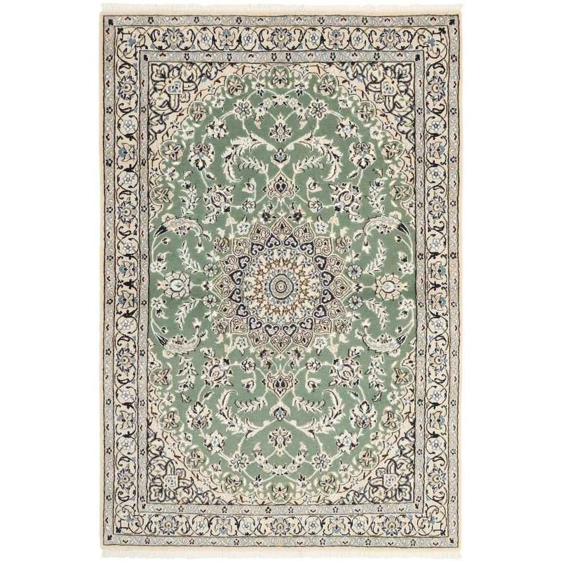 tappeto persia nain fine con seta cm 112x173