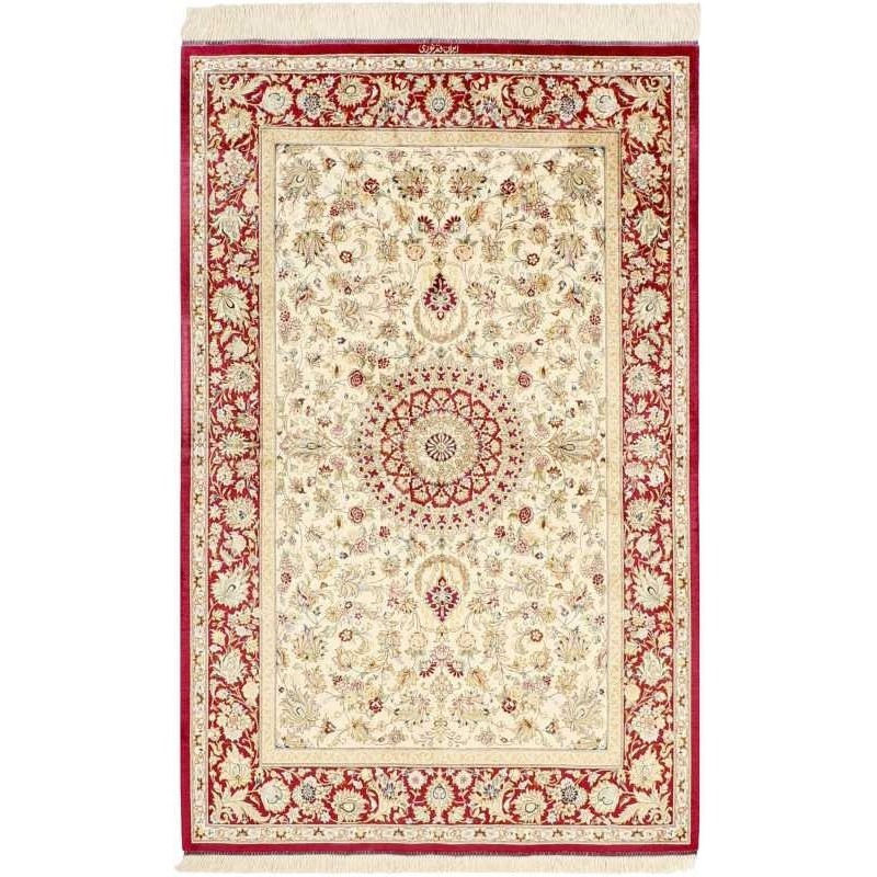 tappeto persia ghom seta cm 98x155